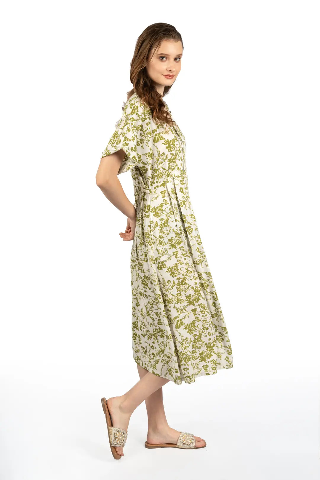 Everyday Ease Fit & Flare Midi Dress