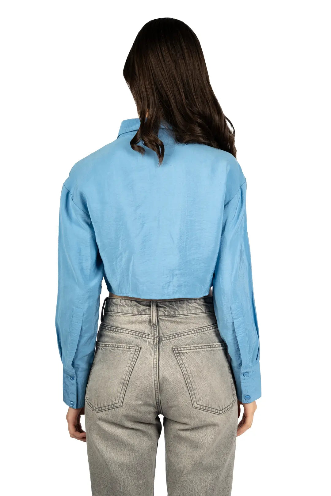 Skyline Boxy Crop Shirt