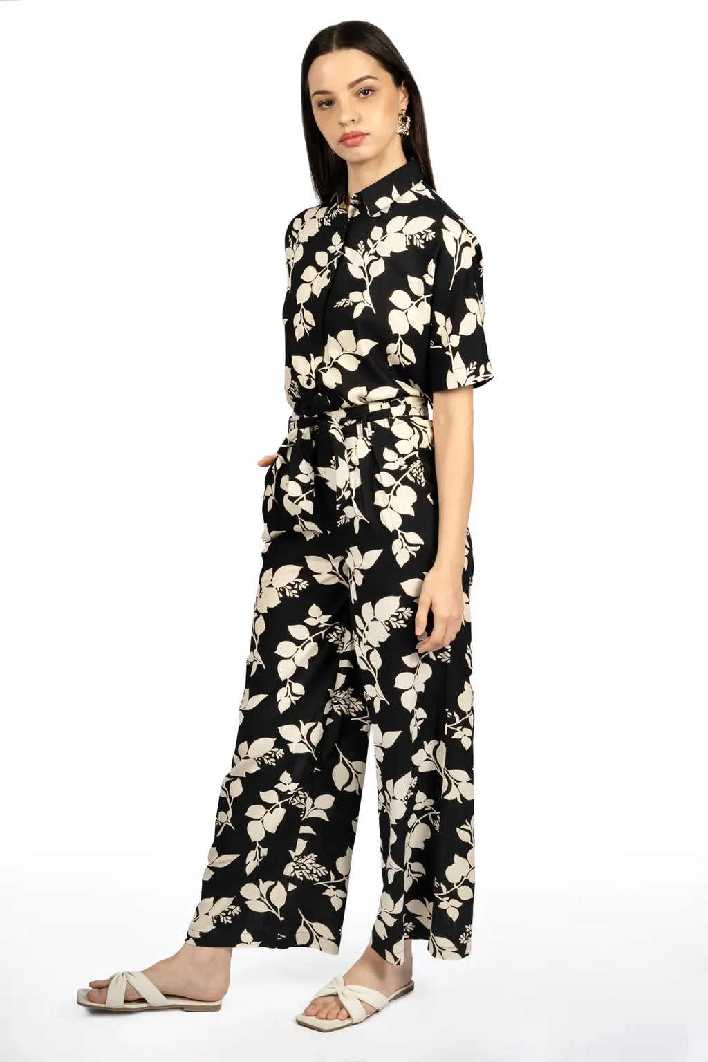 Flora Noir Co-ord Set
