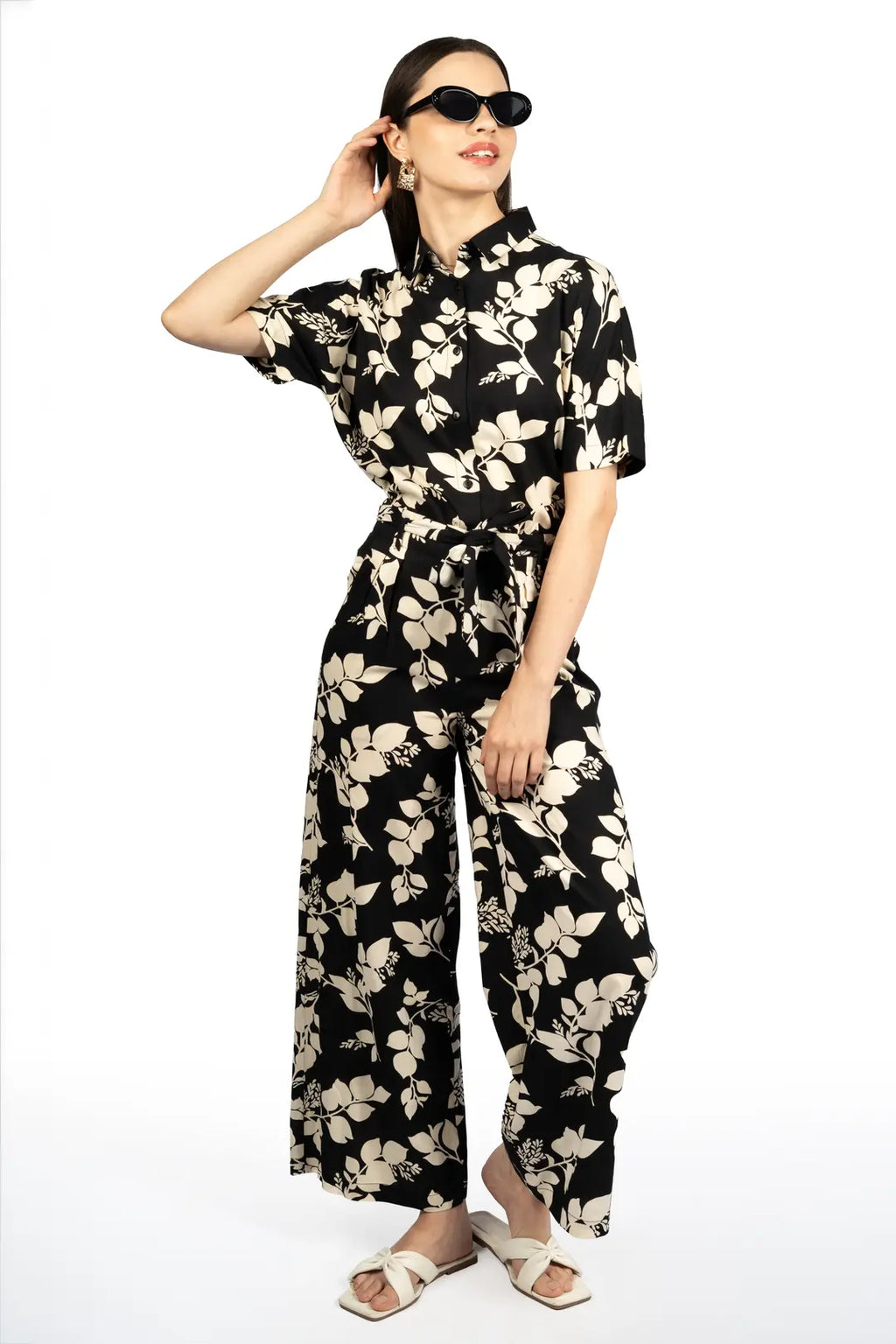 Flora Noir Co-ord Set