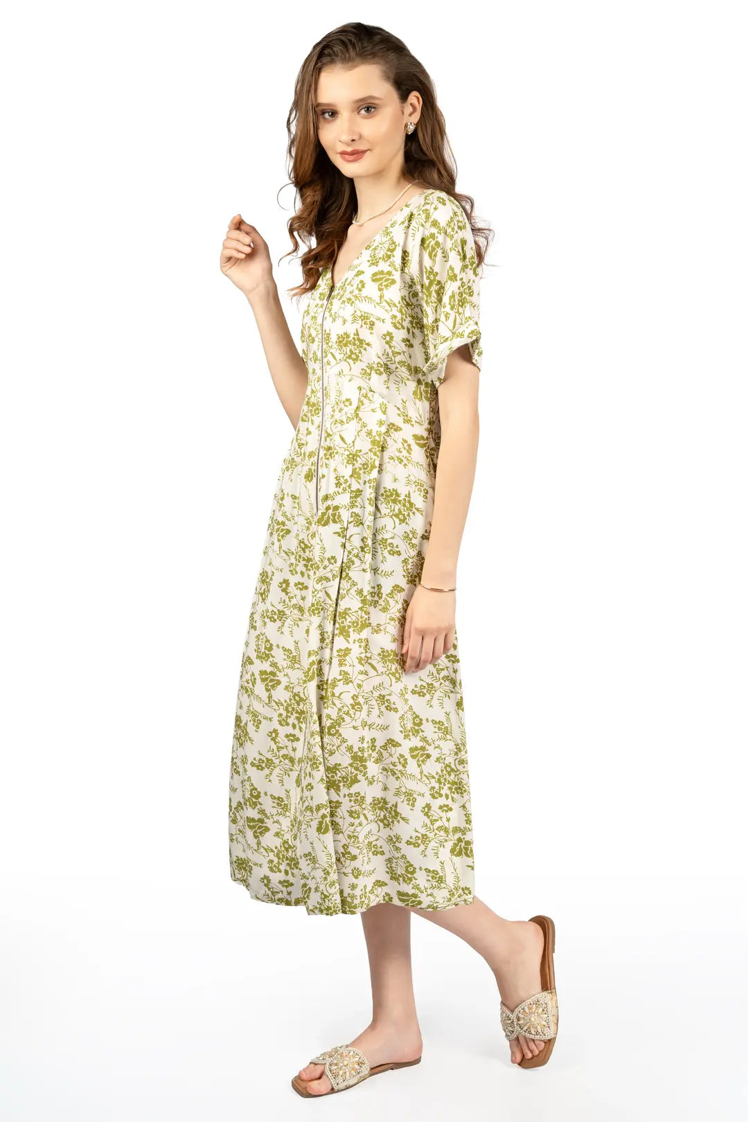 Everyday Ease Fit & Flare Midi Dress