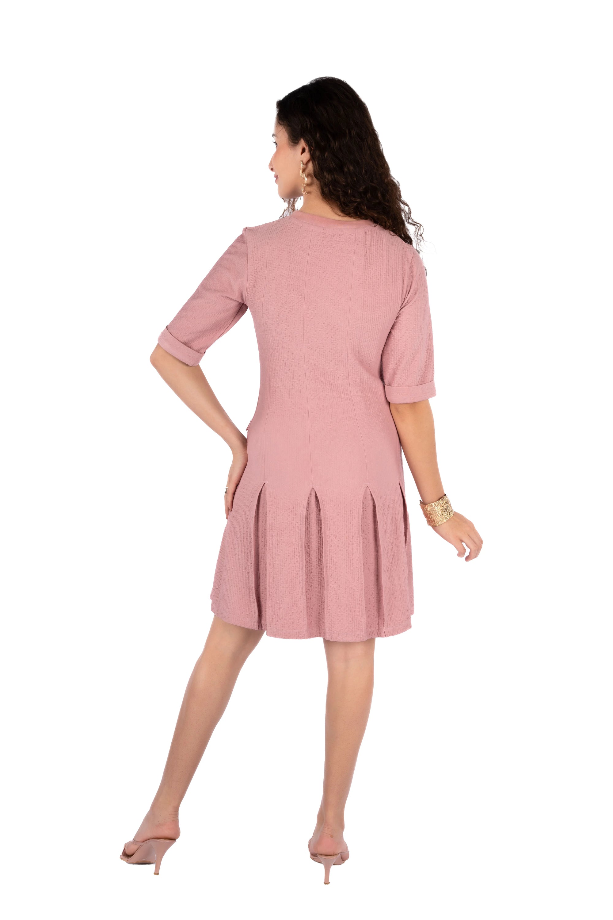 Pinto Pink Crush Fit &amp; Flare Mini Dress